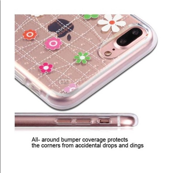 Multi Color/Clear Tiny Blossoms iPhone 7/7+ Cell Phone Case *PHONE NOT INCLUDED* - Picture 4 of 4